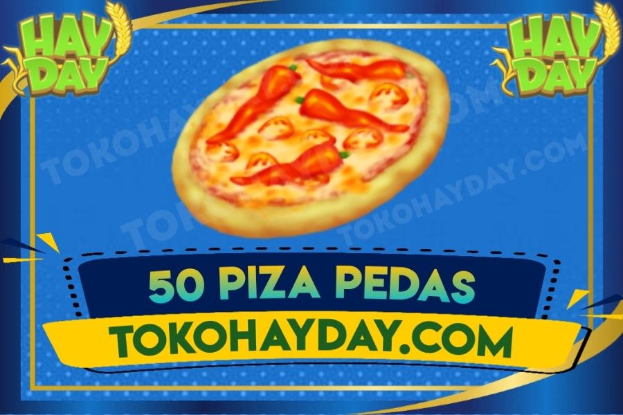 50 Piza Pedas | Spicy Pizza