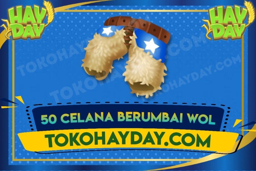 50 Celana Berumbai Wol | Wooly Chaps