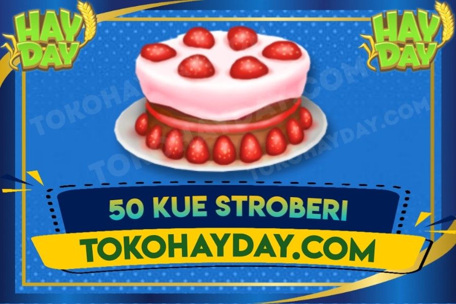 50 Kue Stroberi | Strawberry Cake