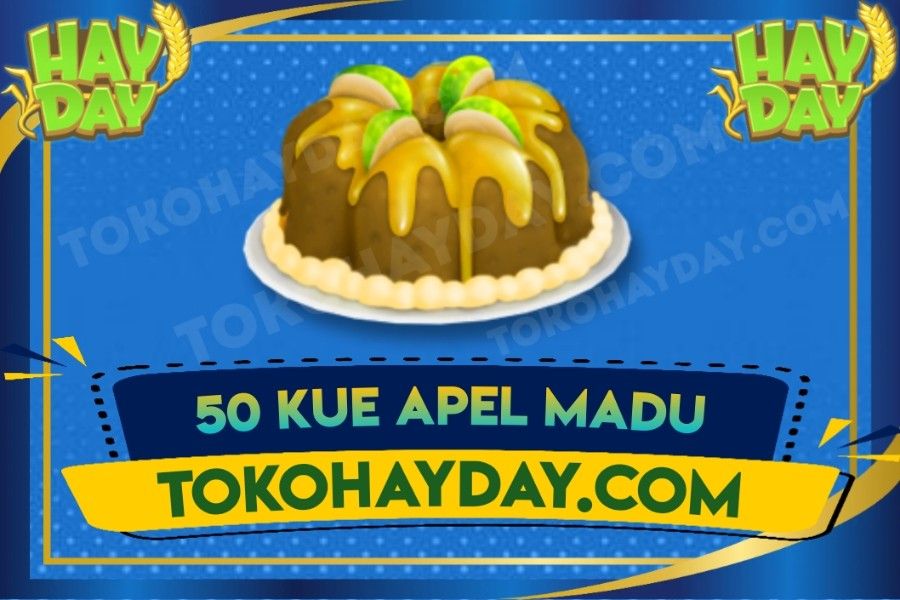 50 Kue Apel Madu | Honey Apple Cake