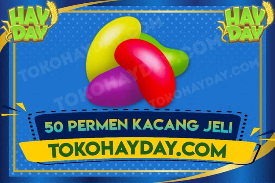 50 Permen Kacang Jeli | Jelly Beans