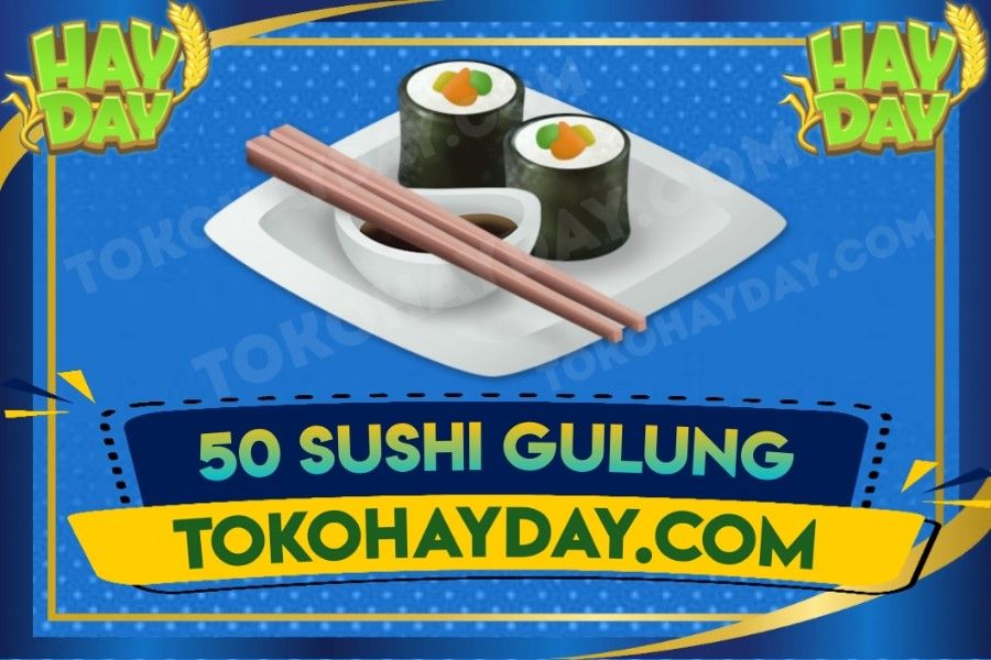 50 Sushi Gulung | Sushi Roll
