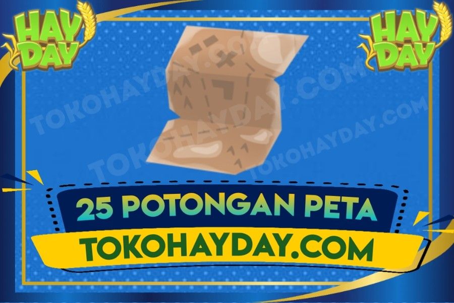 25 Potongan Peta | Map Piece