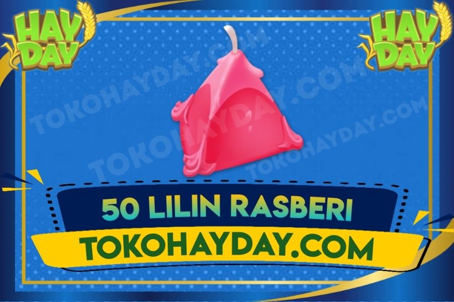 50 Lilin Rasberi | Raspberry candle